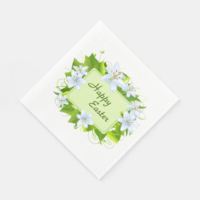 Happy Easter Napkin (Corner)