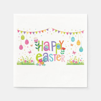 Happy Easter  Napkin