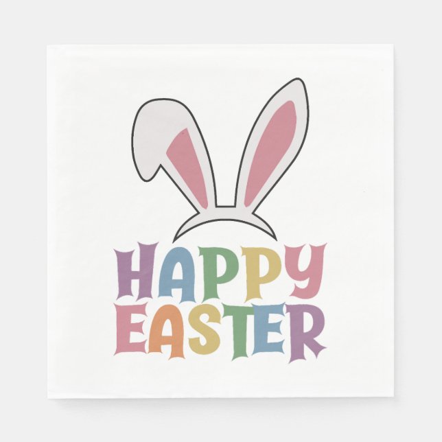 Happy Easter                        Napkin (Front)