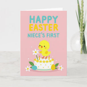 Happy Easter Nieces First Time Card