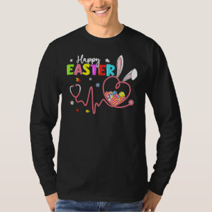 Happy Easter Nurse Bunny Rabbit Eggs Stethoscope G T-Shirt