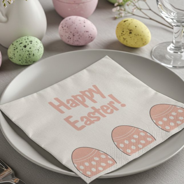 Happy Easter Paper Napkins (Creator Uploaded)