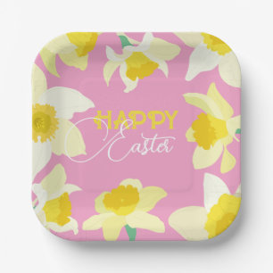 Happy Easter. Paper Plate