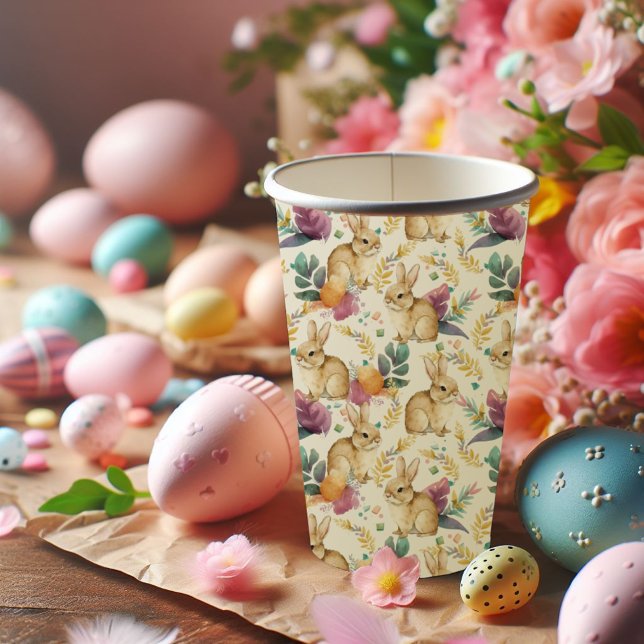Happy Easter Party Bunnies Galore Paper Cups (Creator Uploaded)