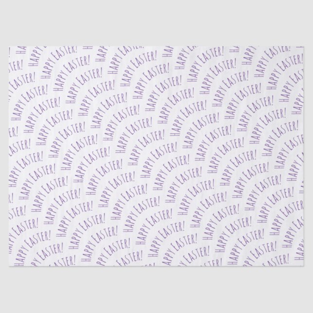 Happy Easter Pattern Tissue Paper (Front)