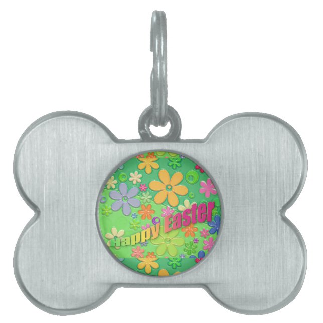 happy easter pet tag (Front)