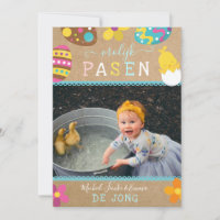 Happy Easter Photo Family Beautiful Holiday Card
