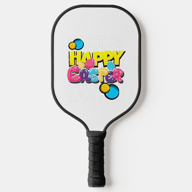 Happy Easter  Pickleball Paddle (Front)