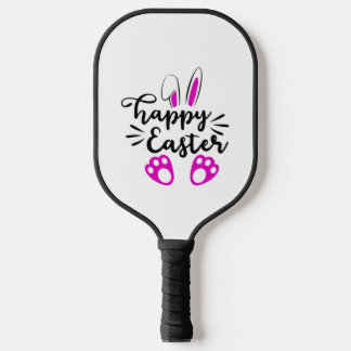 Happy easter pickleball paddle