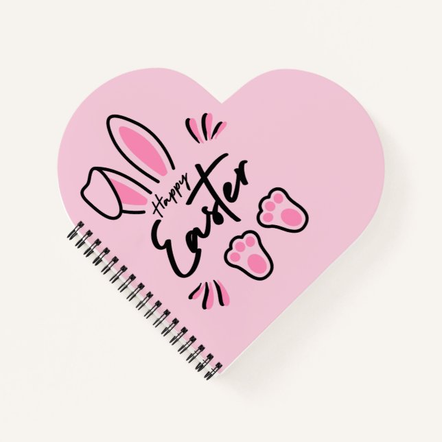 Happy Easter (Pink) Notebook (Front)