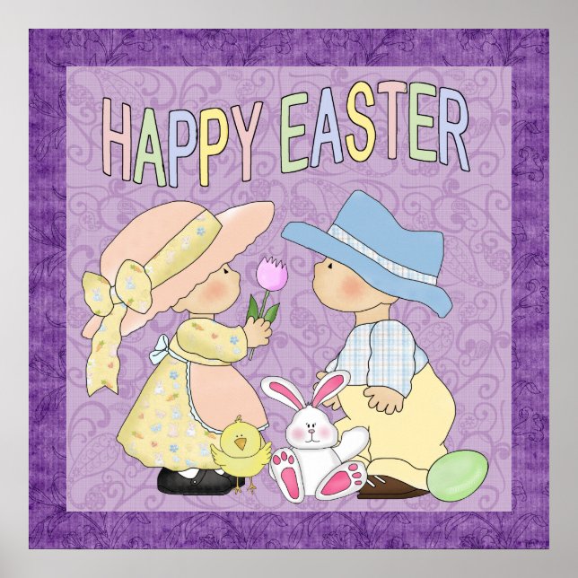 Happy Easter Poater Poster (Front)