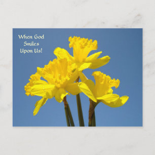 Happy Easter! Post Cards When God Smiles Upon Us