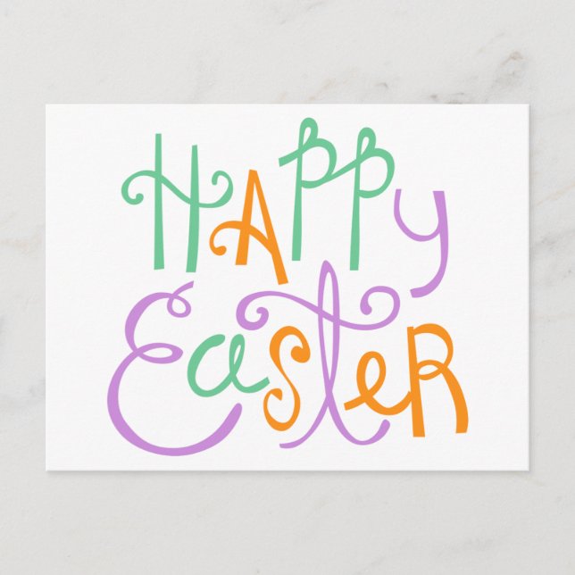 Happy Easter Postcard (Front)