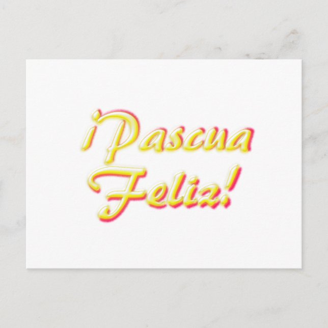 Happy Easter postcard (Front)