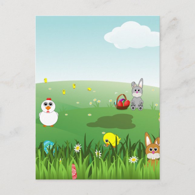 Happy Easter Postcard (Front)
