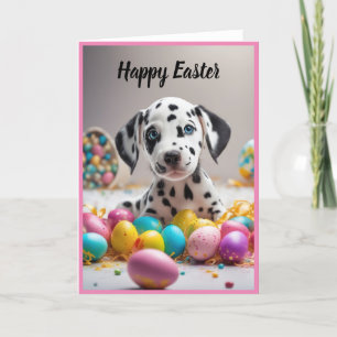 Happy Easter Puppy Holiday Card