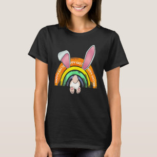 Happy Easter Rabbit Ears Rainbow Matching Family E T-Shirt