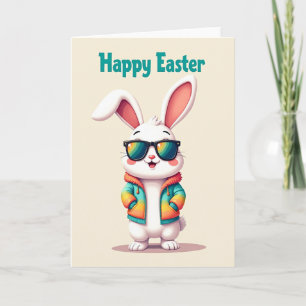 Happy Easter Rabbit Friend Card