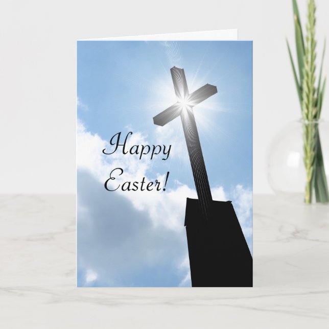 Happy Easter Religious Greeting Card (Front)