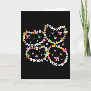Happy Easter Retro Friendship Bracelet Risen Faith Card