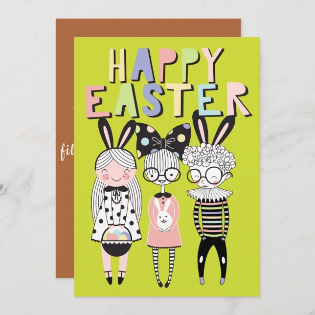 Happy Easter | sample Holiday Card (Front/Back)