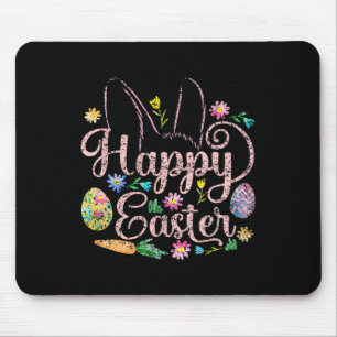Happy Easter Sayings Egg Bunny 5 Mouse Pad