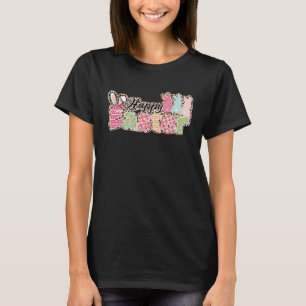 Happy Easter Sayings Egg Bunny T-Shirt