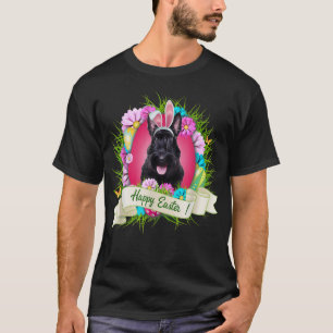 Happy Easter Scottish Terrier Wearing Bunny Ear Eg T-Shirt