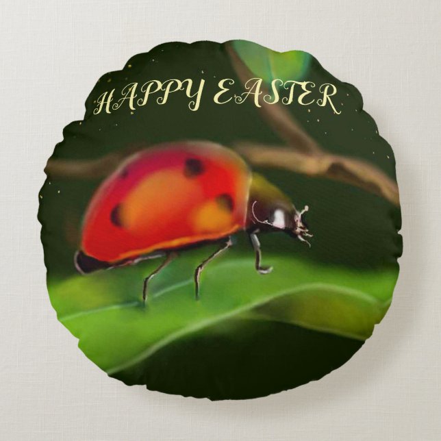 Happy Easter series Round Cushion (Front)