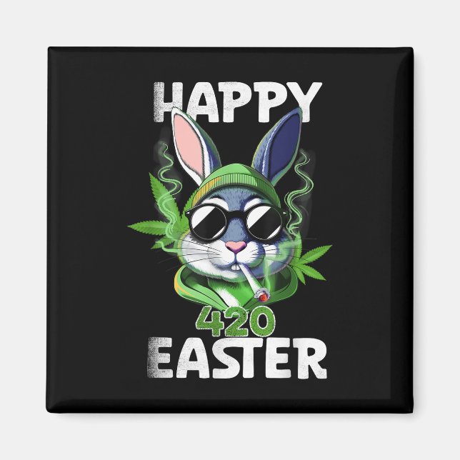 Happy Easter Shirt Easter Bunny Shirt  Magnet (Front)