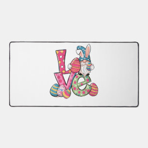 Happy Easter Shirt Gnome Easter Day Love Men Women Desk Mat