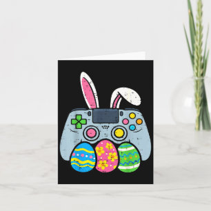 Happy Easter Shirts Gamer Bunny Eggs Video Game Card