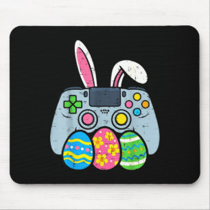 Happy Easter Shirts Gamer Bunny Eggs Video Game Mouse Pad