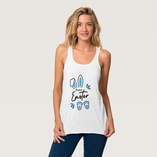 Happy Easter  Singlet (Front Full)