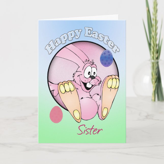 Happy Easter - Sister Holiday Card (Front)