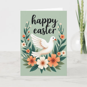 Happy Easter Spring Bird Card