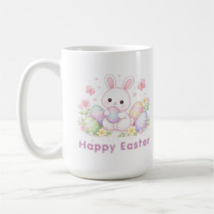 Happy Easter Spring Design - Cute Easter Bunny Coffee Mug
