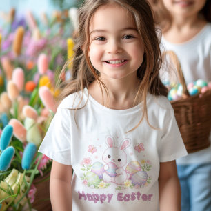 Happy Easter Spring Design - Cute Easter Bunny  Toddler T-Shirt