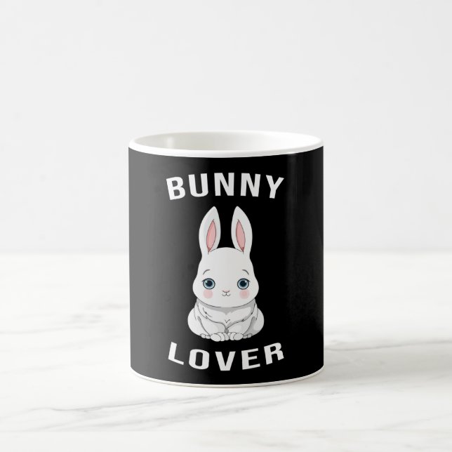 Happy Easter Spring Egg Bunny Lover Funny Gift Coffee Mug (Center)