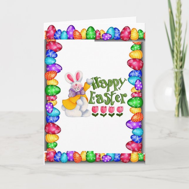 HAPPY *EASTER* *SPRING* *EVERTHING* AT EASTER CARD (Front)