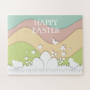 Happy Easter, spring nature easter holiday Jigsaw Puzzle