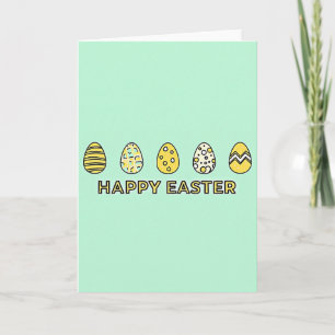 Happy Easter Spring Ovoids Card