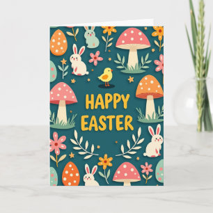 Happy Easter Springtime Card