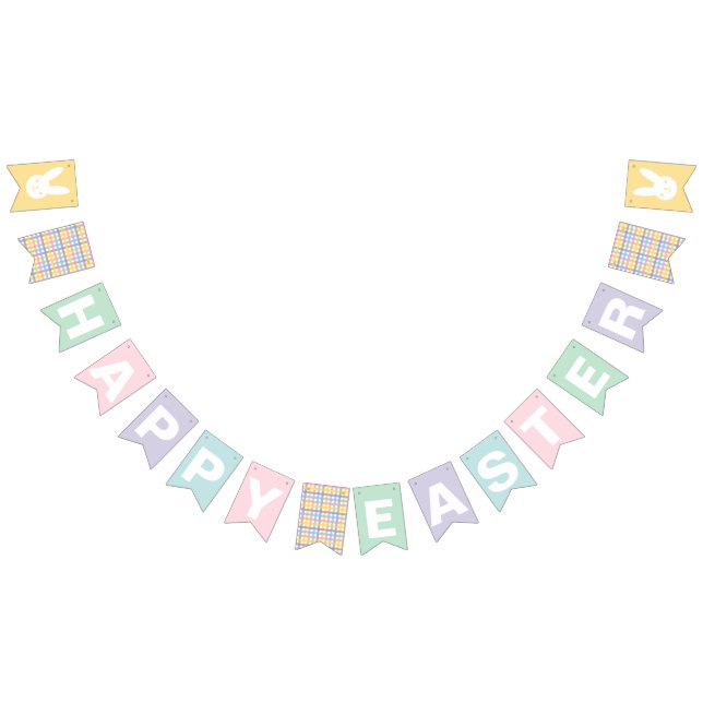 Happy Easter Sprint Pastel Colours Bunting (All)