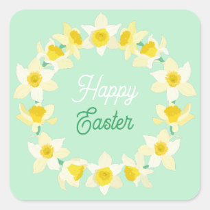 Happy Easter. Square Sticker