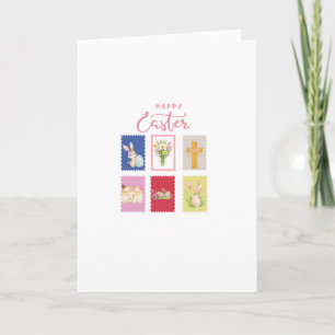 Happy Easter Stamp Holiday Card
