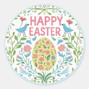 "Happy Easter" Sticker
