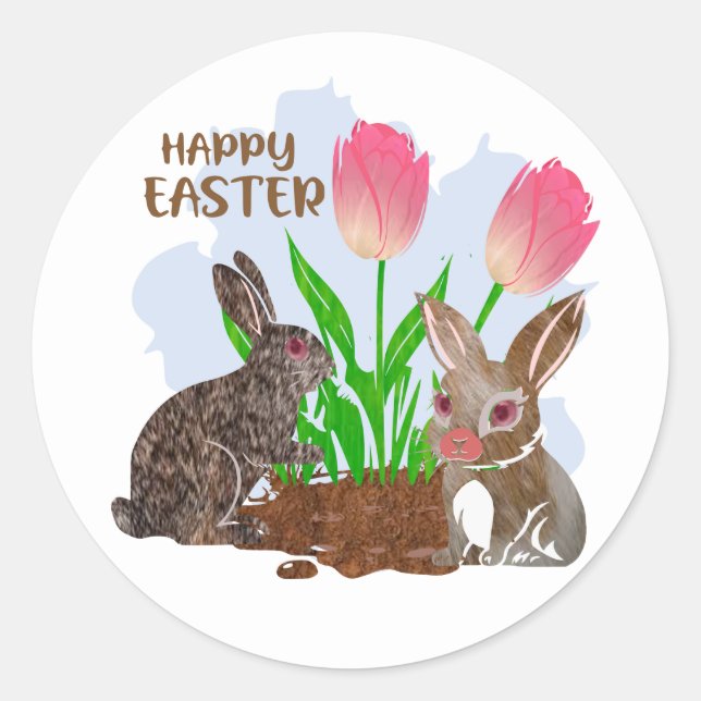 Happy Easter sticker (Front)