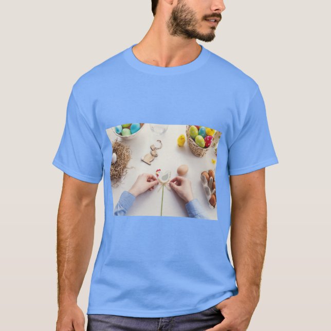 Happy Easter T-Shirt – Festive, Bright & Joyful (Front)