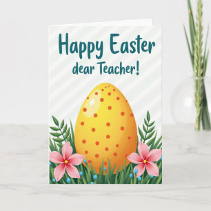 Happy Easter Teacher Greeting Card